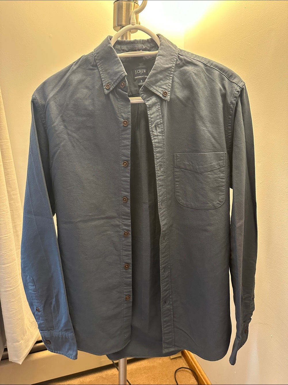J. Crew Men's Button-Down Shirt in Dark Turquoise